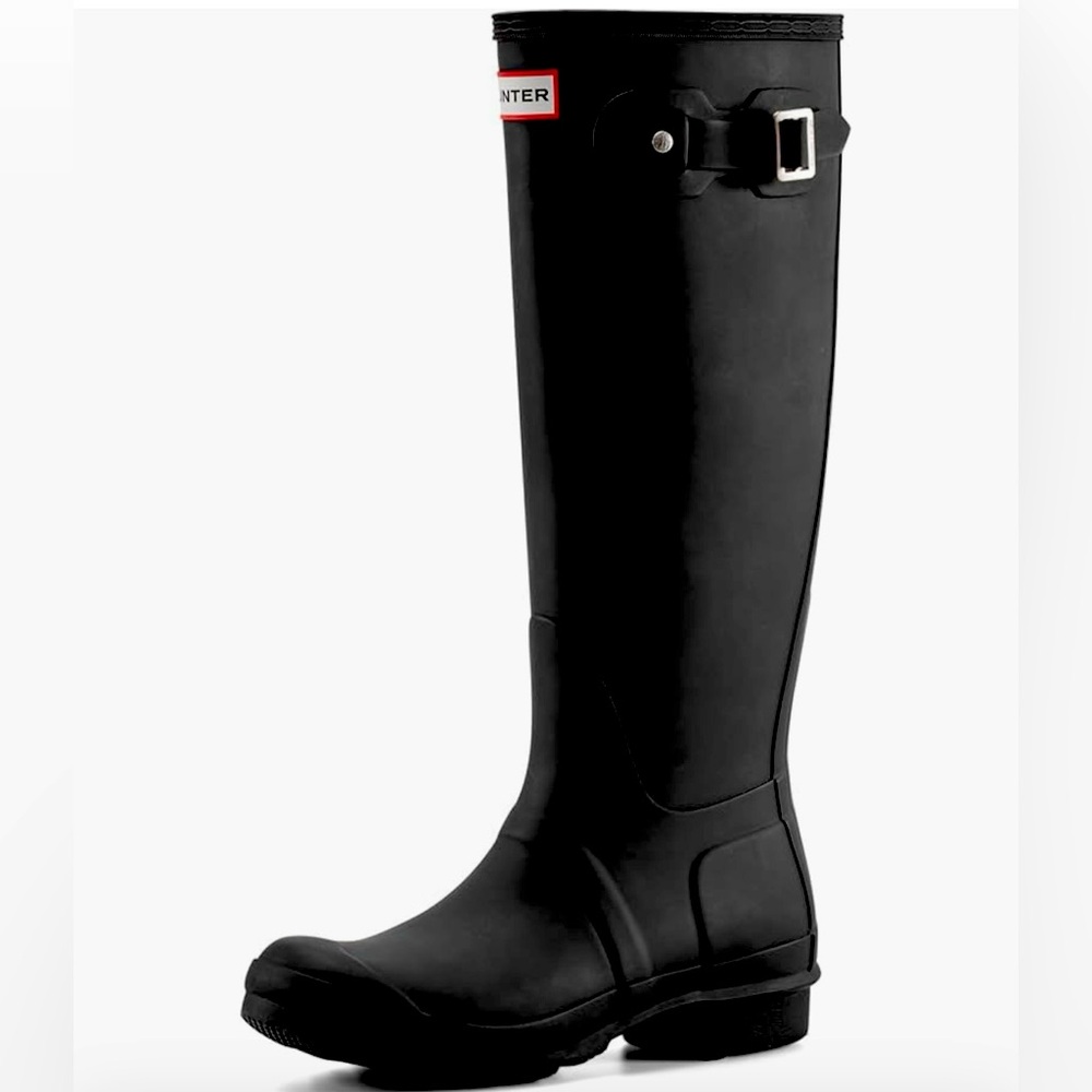 Hunter Original Adjustable Tall Rain Boots – Black – EU 38 / US 7
